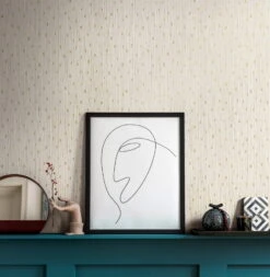 Vliestapete Muster Linien Weiß Gold A.S. Creation 38822-3 -Home Wallpaper Store A S Creation Vliestapete 38822 3 Muster liniert Weiss Gold 63214018 4