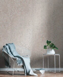 Vliestapete Blattmuster Grau Rosegold A.S. Creation 38830-3 -Home Wallpaper Store A S Creation Vliestapete 38830 3 Blattmuster Grau Rosegold 63214050 4