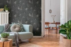 Vliestapete Einfarbig Schwarz Gold A.S. Creation 38832-5 -Home Wallpaper Store A S Creation Vliestapete 38832 5 einfarbig Schwarz Gold 63214060 3