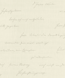 BARBARA Home Tapete Schrift Cremeweiß Grau 522150