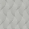 Colani Vliestapete Legend Welle 3D Silber Glanz 59810
