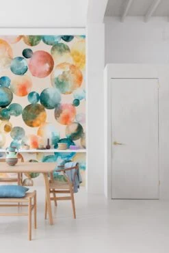 Digitaldruck Aquarell Planeten Orange Blau Rot ML4101 -Home Wallpaper Store Digitaldruck Aquarell Planeten Orange Blau Rot ML4101 63217731 1