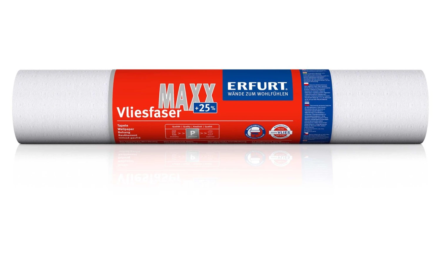 9 Rollen Erfurt Vliesfaser Maxx Square 225 Premium 59,63m² 2 9 Rollen Erfurt Vliesfaser Maxx Square 225 Premium 59,63m² – Bild 2