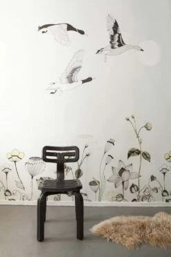 Fototapete Natur Blumen Creme Schwarz Onszelf 532005