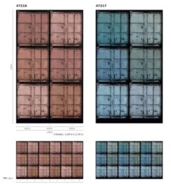 Fototapete Vlies Container Schiff Metall Rot-braun 47216 -Home Wallpaper Store Fototapete Vlies Container Schiff Metall rot braun 47216 63210667 2