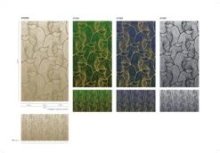 Fototapete Vlies Grafisch Blätter Floral Grün Blau 47241 -Home Wallpaper Store Fototapete Vlies Grafisch Blaetter Floral gruen blau 47241 63210692 2