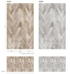 Fototapete Vlies Holz Zick-Zack-Muster Grau 47248 -Home Wallpaper Store Fototapete Vlies Holz Zick Zack Muster grau 47248 63210699 2