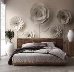 A.S. Creation Fototapeten 3D Floral Blumen Grau Vlies 38293-1