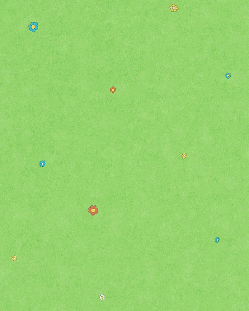 Kindertapete Blumenwiese Grün Bunt Jonas Kötz 31110 1 Kindertapete Blumenwiese Grün Bunt Jonas Kötz 31110