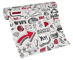 Kindertapete Sweet And Cool Grafik Komik Grau 10163-10 -Home Wallpaper Store Kindertapete Sweet and Cool Grafik und Komik Glitzer 63213860