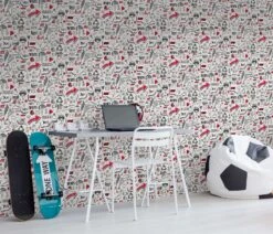 Kindertapete Sweet And Cool Grafik Komik Grau 10163-10 -Home Wallpaper Store Kindertapete Sweet and Cool Grafik und Komik Glitzer 63213860 1