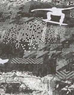 Kindertapete Sweet And Cool Skater Grau 10141-34 -Home Wallpaper Store Kindertapete Sweet and Cool Skater Leichter Glitzer 63213855 8