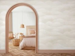 Marburg Vliestapete Beige Grau Hügel 34021 Habitat