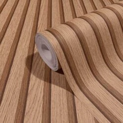 Marburg Vliestapete Paneele Holz Optik Braun 33958