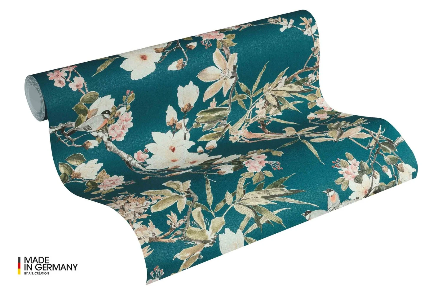 A.S. Creation Michalsky Tapete Vlies Blüten Floral Grün Rosa 36498-4 2 A.S. Creation Michalsky Tapete Vlies Blüten Floral Grün Rosa 36498-4 – Bild 2