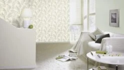 Tapete Barbara Home Collection Floral Blätter Weiß-Grün -Home Wallpaper Store Tapete Barbara Home Collection Floral Blaetter Weiss Gruen 63212143 2
