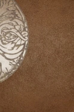 Tapete Vlies Blumen Braun Metallic Dieter Langer 55946