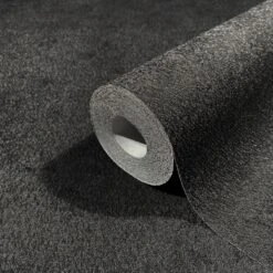 Papis Loveday Tapete 86766 Uni Struktur Schwarz