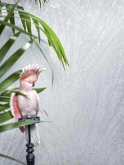 Papis Loveday Tapete 86715 Palmblätter Weiß Perlmutt -Home Wallpaper Store Tapete Papis Loveday Weiss Perlmutt Blattmuster 86715 63213070 2