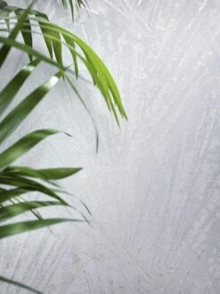 Papis Loveday Tapete 86715 Palmblätter Weiß Perlmutt -Home Wallpaper Store Tapete Papis Loveday Weiss Perlmutt Blattmuster 86715 63213070 3