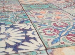 Tapete Selbstklebend Lila Bunt Kacheln Ethno 368401 -Home Wallpaper Store Tapete Selbstklebend lila bunt Kacheln Ethno 368401 63203742 3