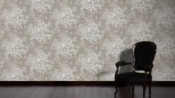 Tapete Textil Floral Taupe Silber Architects Paper 30657-4 -Home Wallpaper Store Tapete Textil Floral taupe silber Architects Pap 2