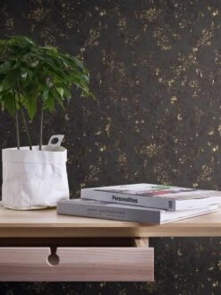 Tapete Vlies 37413-2 Barock-Design Schwarz Gold -Home Wallpaper Store Tapete Vlies 37413 2 Barock Design schwarz gold 63202688 8