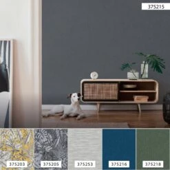 A.S. Creation Tapete Vlies 37521-5 Einfarbig Grau Daniel Hechter -Home Wallpaper Store Tapete Vlies 37521 5 Einfarbig grau 63206025 5