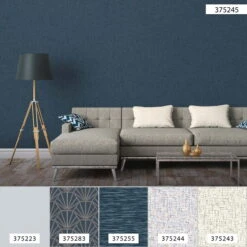 A.S. Creation Tapete Vlies 37524-5 Texturiert Blau Livingwalls -Home Wallpaper Store Tapete Vlies 37524 5 Texturiert blau livingwalls 63206039 1