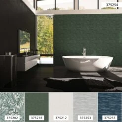 A.S. Creation Tapete Vlies 37525-4 Streifen Grün Schwarz -Home Wallpaper Store Tapete Vlies 37525 4 Streifen gruen schwarz 63206043 2