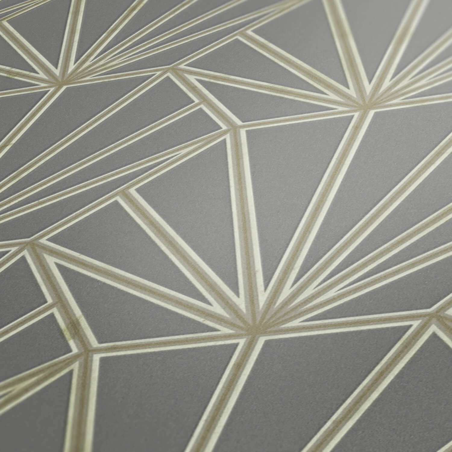 A.S. Creation Tapete Vlies 37528-5 Ornamente Grau Gold Weiß 3 A.S. Creation Tapete Vlies 37528-5 Ornamente Grau Gold Weiß – Bild 3