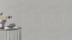 Barbara Home Vliestapete Streifen Grau Silber 536348 -Home Wallpaper Store Tapete Vlies 536348 Streifen grau silber 63203579 2