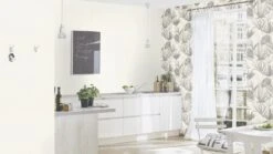 Barbara Home Vliestapete Blätter Weiß Grau 536416 -Home Wallpaper Store Tapete Vlies 536416 Blaetter weiss grau 63203582