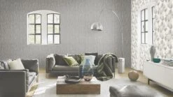 Barbara Home Vliestapete Blätter Weiß Grau 536416 -Home Wallpaper Store Tapete Vlies 536416 Blaetter weiss grau 63203582 1