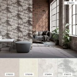 A.S. Creation Tapete Vlies Bäume Strukturiert Weiß Braun 37651-1 -Home Wallpaper Store Tapete Vlies Baeume weiss braun 37651 1 63205686 7