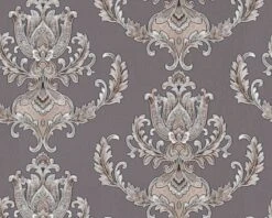 Tapete Vlies Barock Floral Silbergrau Hermitage 33546-5