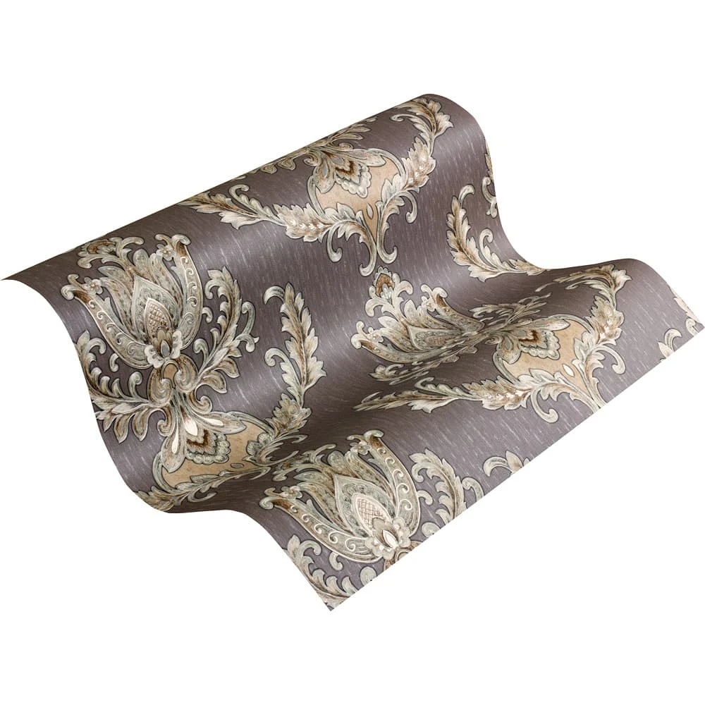 Tapete Vlies Barock Floral Silbergrau Hermitage 33546-5 2 Tapete Vlies Barock Floral Silbergrau Hermitage 33546-5 – Bild 2