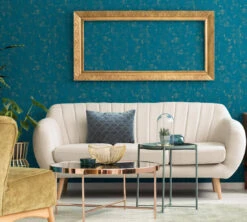 A.S. Creation Tapete Vlies Beton-Optik Used Blau Gold Glanz 2307-68 -Home Wallpaper Store Tapete Vlies Beton Optik Used blau gold Glanz 2307 68 63202253