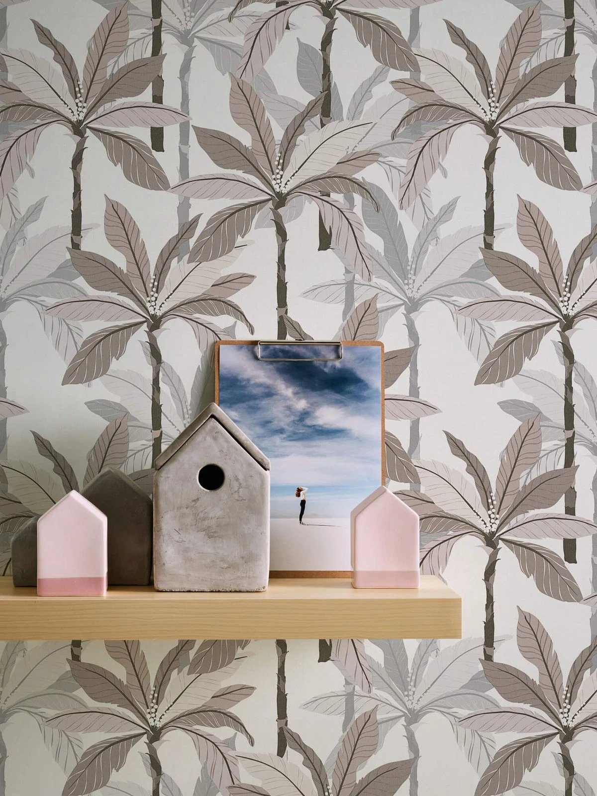 A.S. Creation Tapete Vlies Blätter Palmen Weiß Beige Grau 37530-5 5 A.S. Creation Tapete Vlies Blätter Palmen Weiß Beige Grau 37530-5 – Bild 5