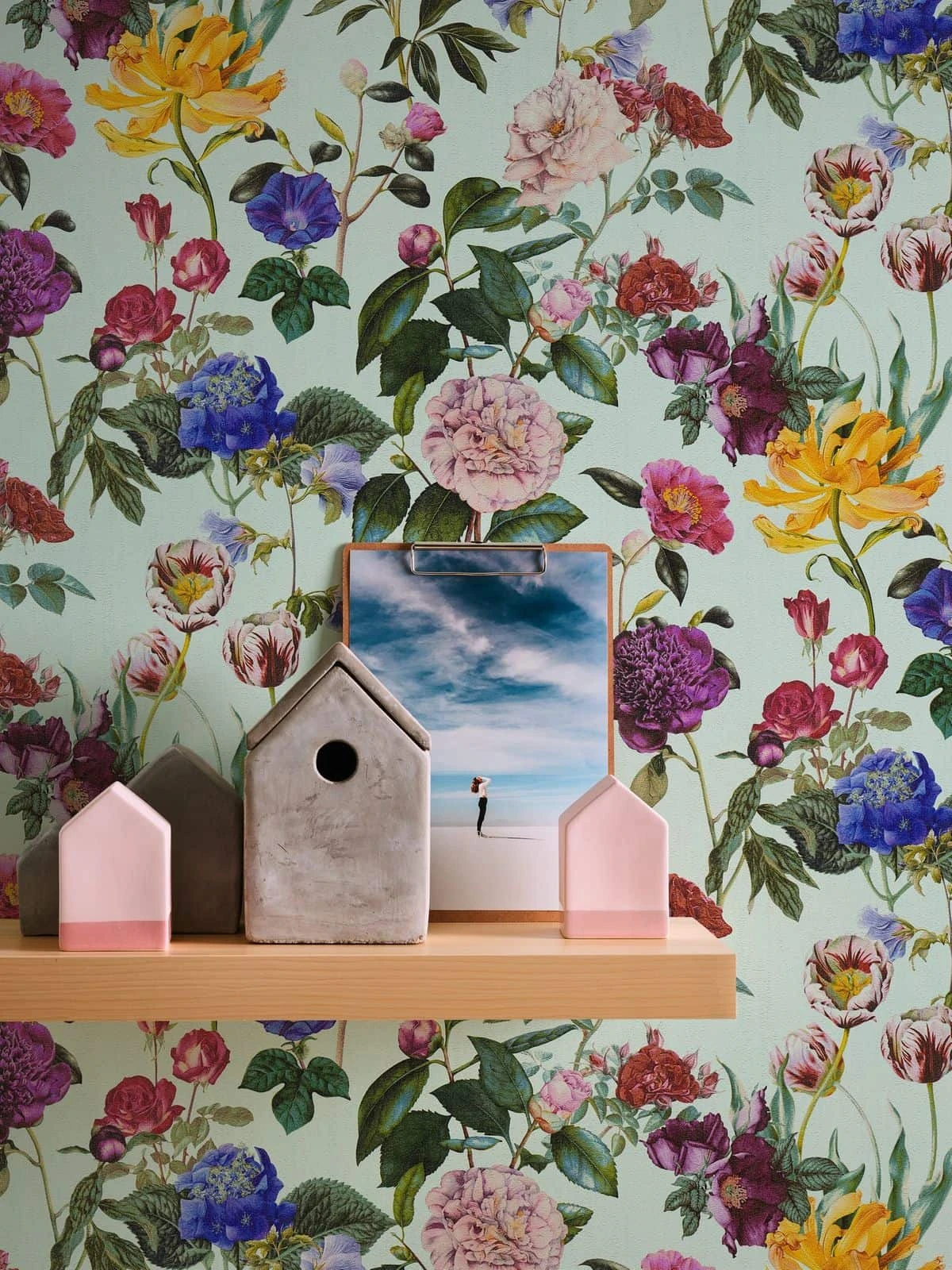 Tapete Vlies Blüten Hellblau Grün Jette Joop 37336-2 5 Tapete Vlies Blüten Hellblau Grün Jette Joop 37336-2 – Bild 5