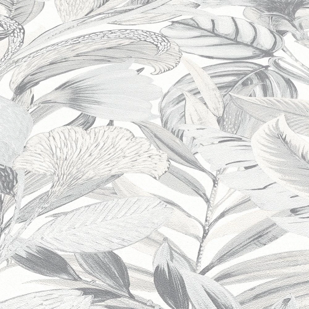 Tapete Vlies ELLE Blumen Floral Grau Weiß 10202-10 4 Tapete Vlies ELLE Blumen Floral Grau Weiß 10202-10 – Bild 4