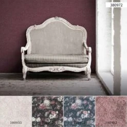 Tapete Vlies Einfarbig Struktur Glitzer Rot 38097-2 -Home Wallpaper Store Tapete Vlies Einfarbig Struktur Glitzer rot 38097 2 63209842 1