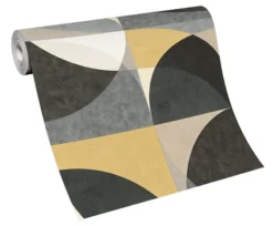 Tapete Vlies Elle Grafik Kreise Schwarz Blau 10150-15 -Home Wallpaper Store Tapete Vlies Elle Grafik Kreise schwarz blau 10150 15 63206992