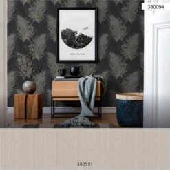 Tapete Vlies Federn Klassik Anthrazit Grau Gold 38009-4 -Home Wallpaper Store Tapete Vlies Federn Klassik anthrazit grau gold 38009 4 63209815 1