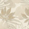 Tapete Vlies Floral Blätter Beige Gold Metallic 31602