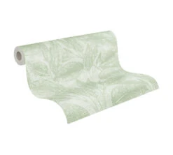 A.S. Creation Tapete Vlies Floral Blätter Grün Attractive 37836-3