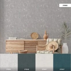 Tapete Vlies Grafisch Kreise Grau Metallic 37900-2 -Home Wallpaper Store Tapete Vlies Grafisch Kreise grau Metallic 37900 2 63206732 4