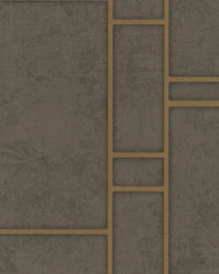 Tapete Vlies Kachel-Optik Braun Gold Marburg 31749