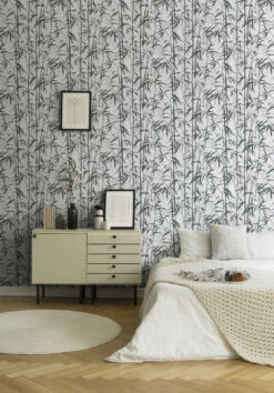A.S. Creation Tapete Vlies Michalsky Floral Bambus Weiß Grau 37989-1 -Home Wallpaper Store Tapete Vlies Michalsky Floral Bambus weiss grau 37989 1 63208900