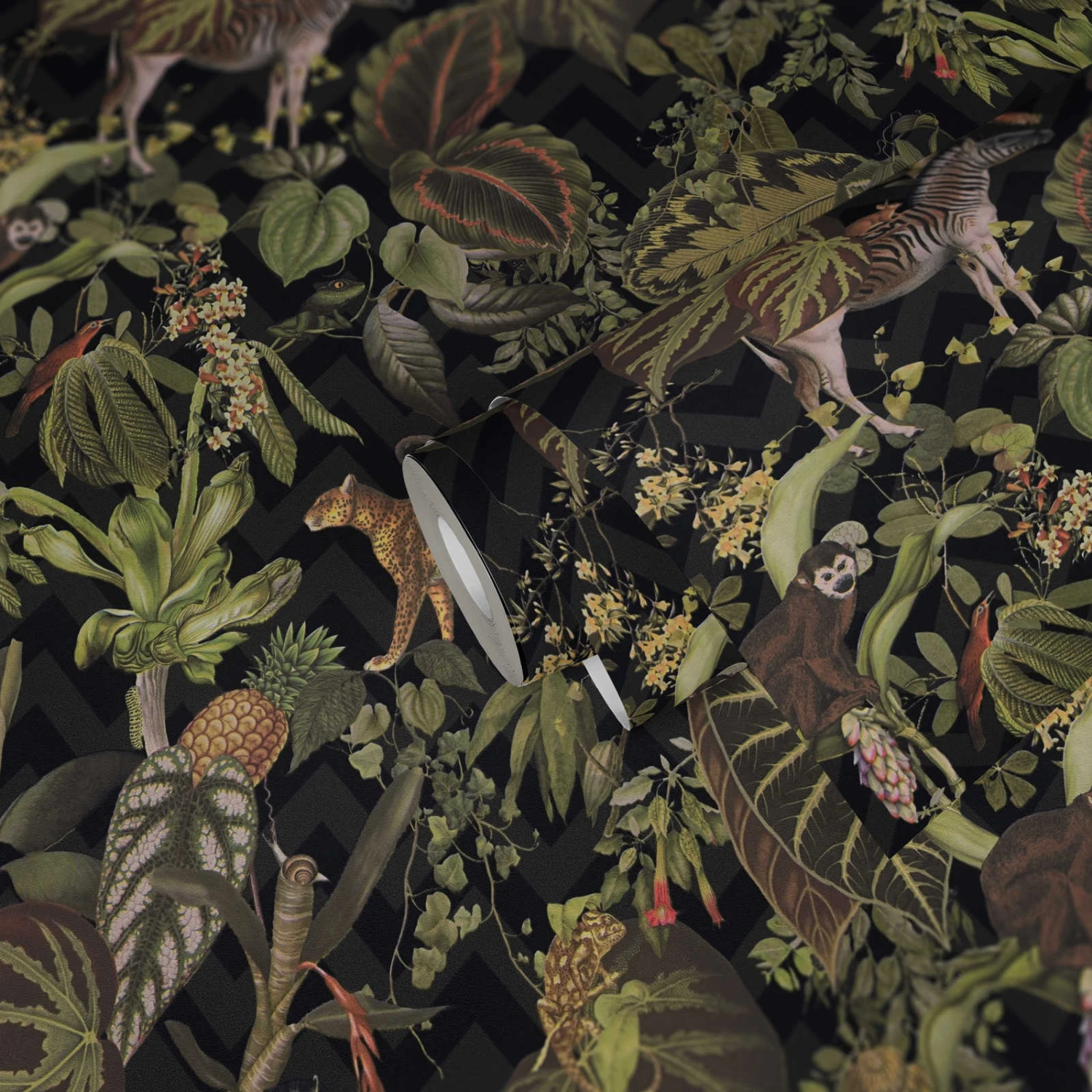 A.S. Creation Tapete Vlies Michalsky Pflanzen Grün Schwarz 37990-1 2 A.S. Creation Tapete Vlies Michalsky Pflanzen Grün Schwarz 37990-1 – Bild 2